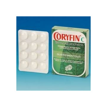 Coryfin c senza zucchero mentolo 24 pastiglie