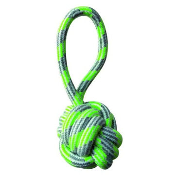 Croci cotonosso maniglia con palla pastel green gioco per cani 20 cm