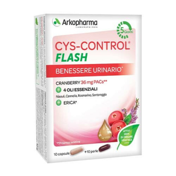 Cys-Control Flash Benessere delle Vie Urinarie 20 capsule