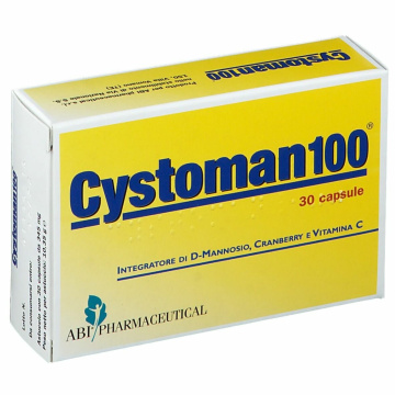 Cystoman 100 Integratore per Cistite e Vie Urinarie 30 capsule