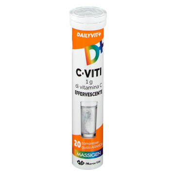 Dailyvit+ c viti 1g di vitamina c effervescente 20 compresse