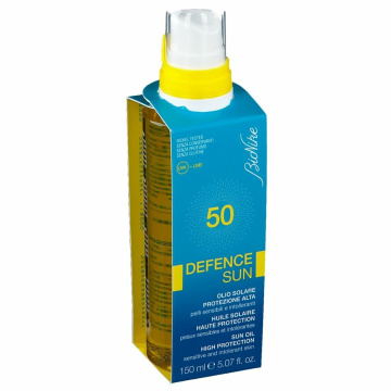 Defence sun 50 olio solare protezione alta 150 ml