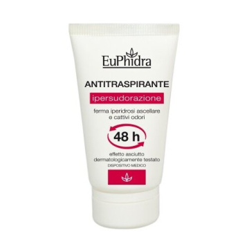 Deodorante in crema in tubo con astuccio euphidra deo antitraspirante 40 ml