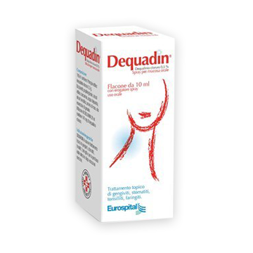 Dequadin 0,5% spray per mucosa orale 28 ml 