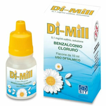 Di-Mill Collirio Disinfettante Benzalconio Cloruro 10 ml