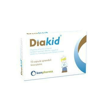 Diakid  fermenti lattici bambini 10 capsule spremibili