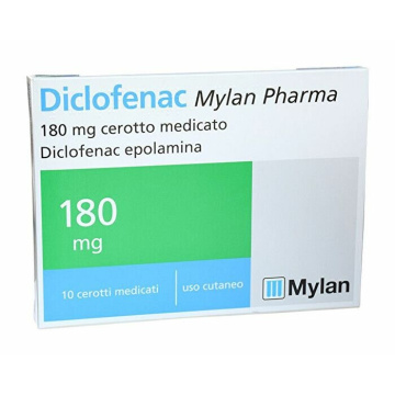 Diclofenac 10 cerotti medicati antinfiammatori 180 mg
