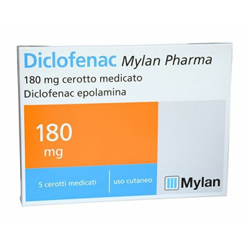 Diclofenac 5 cerotti medicati antinfiammatori 180 mg