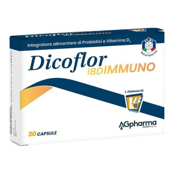 Dicoflor Ibdimmuno Integratore Probiotici Vitamina D3 30 Capsule