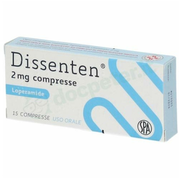 Dissenten anti-diarrea 15 compresse 2 mg