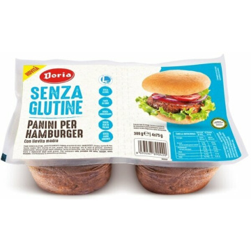 Doria panini hamburger 4x50g