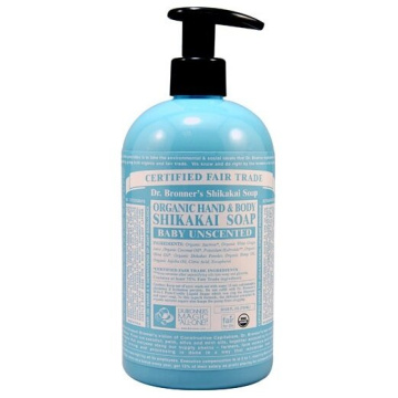 Dr bronner's organic sugar soap unscented 355 ml