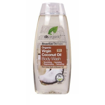 Dr organic coconut oil cocco body wash detergente corpo 250ml
