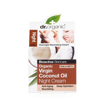 Dr organic coconut oil cocco night cream crema viso notte 50 ml
