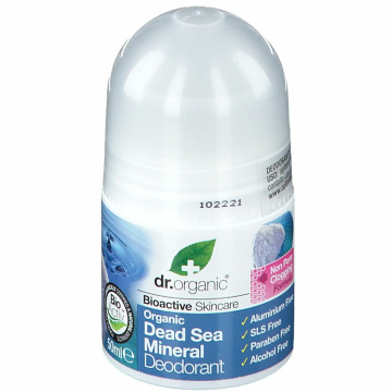 Dr organic dead sea minerals sali mar morto deodorant deodorante 50 ml