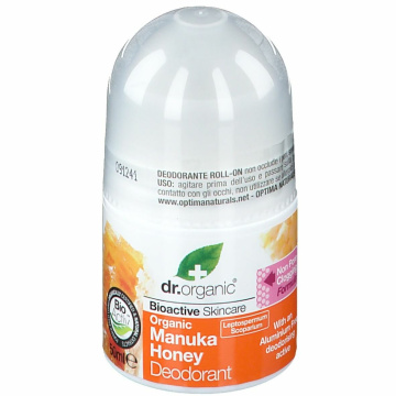Dr organic manuka honey miele di manuka deodorant deodorante50 ml