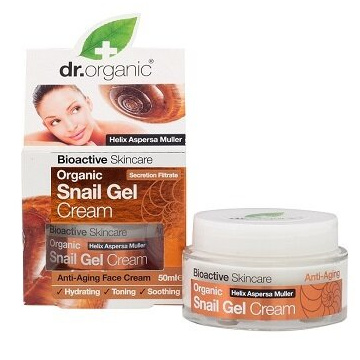 Dr organic snail gel bava di lumaca cream crema viso anti eta' 50 ml