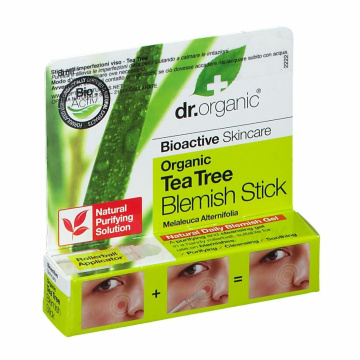 Dr organic tea tree blemish stick imperfezioni viso 8 ml