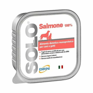 Drn Solo Salmone 100% Mangime Monoproteico Cani e Gatti 100g