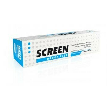 Droga test che rileva 6 droghe tramite saliva risultato perogni droga analizzata screen droga test saliva 6