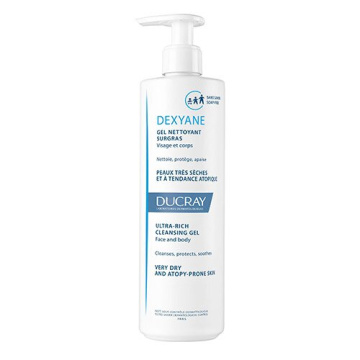 Ducray Dexyane Gel Detergente Surgras Viso e Corpo 400 ml