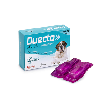 Duecto - 402 mg + 3.600 mg soluzione spot on per cani da 40 a 60 kg 4 pipette da 6,6 ml