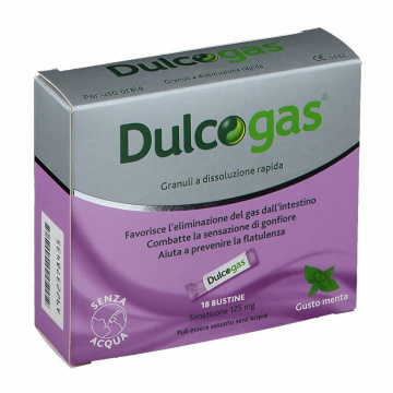 Dulcogas simeticone 125 mg 18 bustine