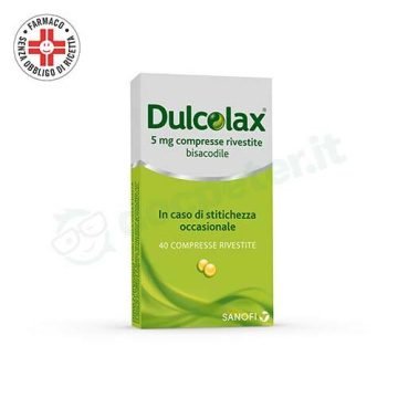 Dulcolax 5 mg Bisacodile Stitichezza 20 Compresse rivestite