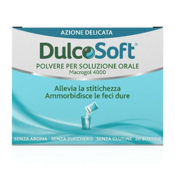 DulcoSoft Polvere Macrogol 4000 Per la Stitichezza 20 Bustine