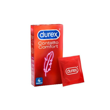 Durex Contatto Comfort 4 Profilattici Sottili