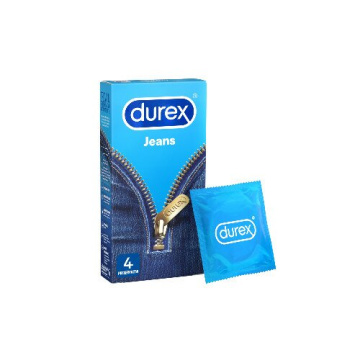 Durex Jeans 4 Preservativi Con Forma Easy-on
