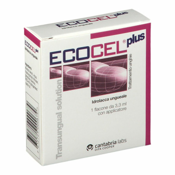 Ecocel plus lacca per unghie fragili e gialle 3,3 ml