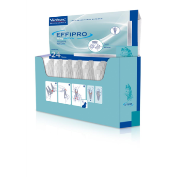 Effipro spot-on per gatti - 50 mg soluzione spot on per gatti 24 pipette da 0,5 ml
