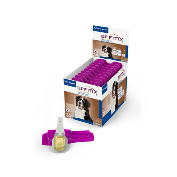 Effitix - 402 mg + 3.600 mg soluzione spot on per cani da 40 a 60 kg 24 pipette da 6,60 ml
