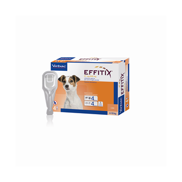 Effitix spot-on 4 pipette 1,10 ml cani da 4 a 10 kg