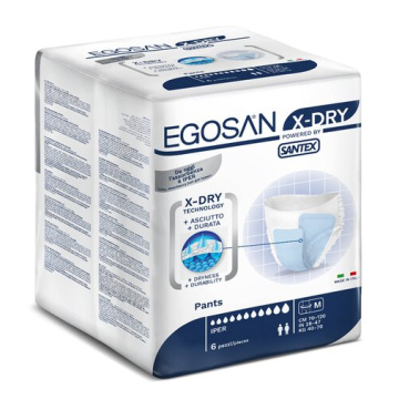 Egosan x dry pants medium 6 pezzi