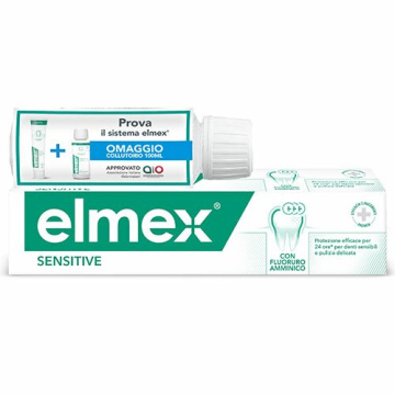 Elmex Sensitive Kit Denti Dentifricio 75ml + Collutorio 100ml