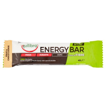 Energy bar sport fruit & choco cookie 45 g