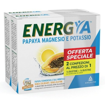 Energya papaya magnesio potassio 14 bustine x 2