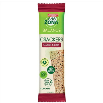 Enerzona crackers sesame & chia monodose 25 g
