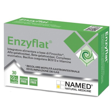 Enzyflat integratore per gonfiore addominale 30 compresse