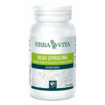 Erba Vita Alga Spirulina Integratore Ricostituente 125 Tavolette 400 mg