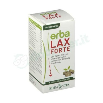 Erba Vita Erbalax Forte Benessere Intestinale 100 compresse