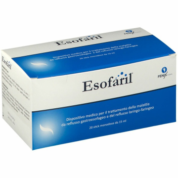 Esofaril Trattamento Reflusso Gastroesofageo 20 stick monodose