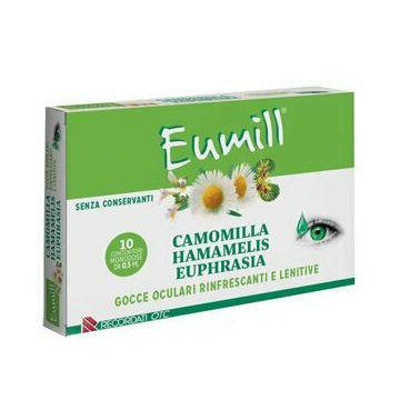 Eumill Gocce Oculari Bruciore e Rossore 10 flaconcini 0,5 ml