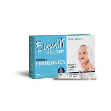 Eumill naso baby soluzione fisiologica 20 contenitori monodose 5 ml