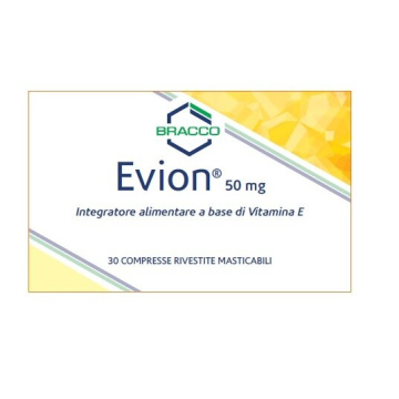 Evion integratore di vitamina e 30 compresse rivestite masticabili