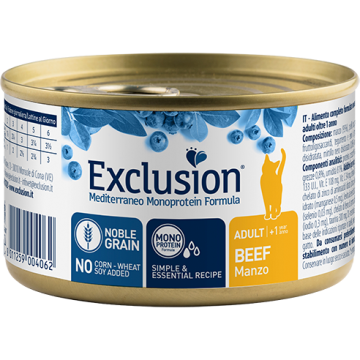 Exclusion m ad beef 85g