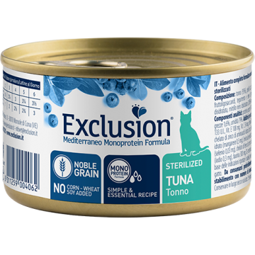 Exclusion m sterile tuna 85g