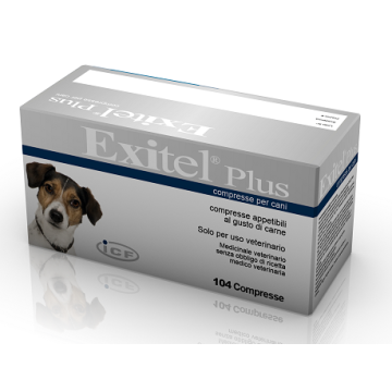 Exitel plus - 50 mg + 50 mg + 150 mg compresse per cani 104 compresse